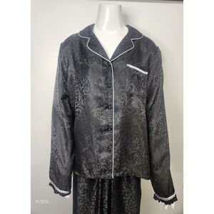 Secret treasures black 2 piece pj set womens L(12-14)